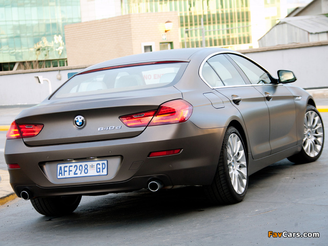 BMW 640d Gran Coupe ZA-spec (F06) 2012 wallpapers (640 x 480)