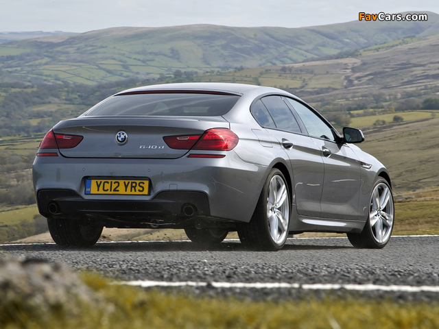 BMW 640d Gran Coupe M Sport Package UK-spec (F06) 2012 wallpapers (640 x 480)