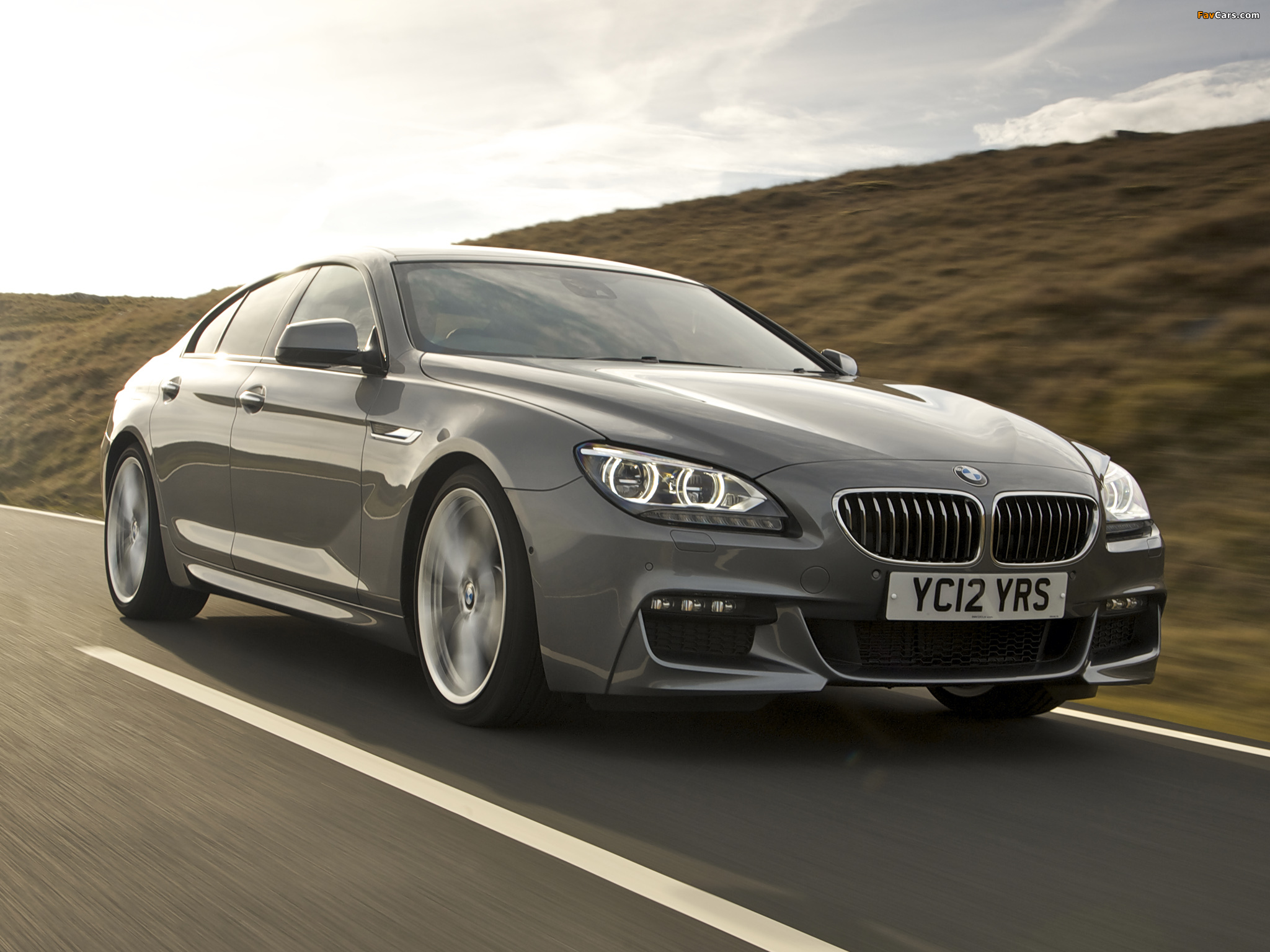 BMW 640d Gran Coupe M Sport Package UK-spec (F06) 2012 wallpapers (2048 x 1536)