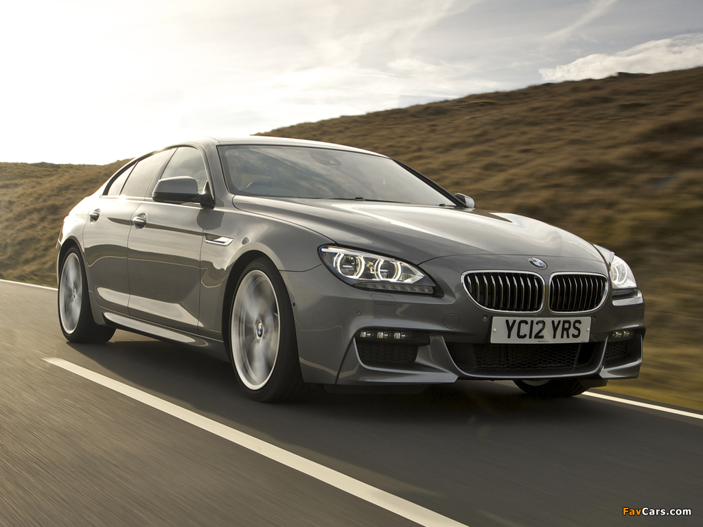 BMW 640d Gran Coupe M Sport Package UK-spec (F06) 2012 wallpapers (1024 x 768)