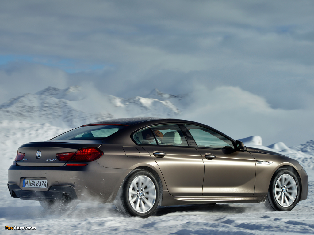 BMW 640i xDrive Gran Coupe M Sport Package (F06) 2013 wallpapers (1024 x 768)