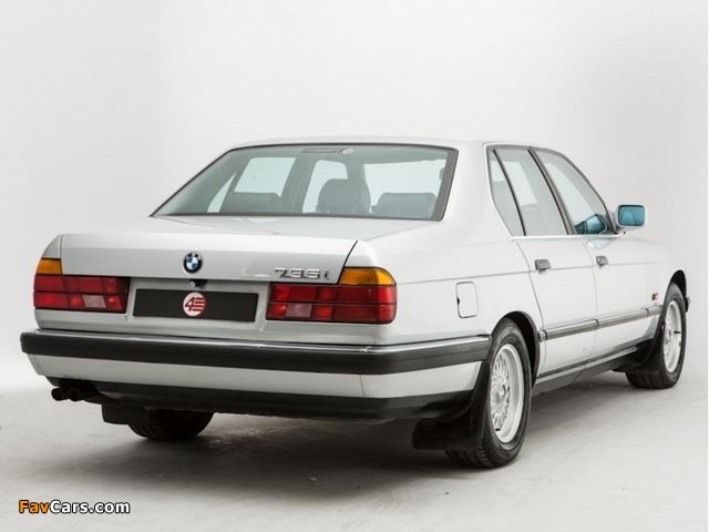 BMW 735i UK-spec (E32) 1986–92 images (640 x 480)