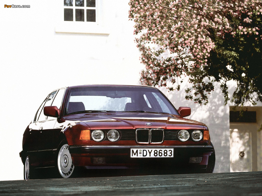 BMW 730i (E32) 1986–94 photos (1024 x 768)