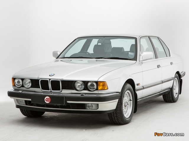 BMW 735i UK-spec (E32) 1986–92 photos (640 x 480)