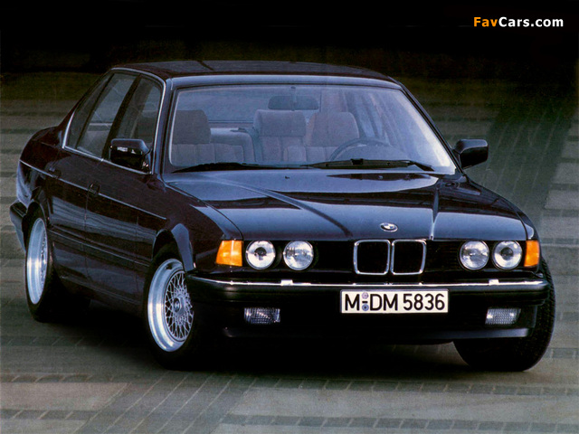 BMW 735i (E32) 1986–92 photos (640 x 480)