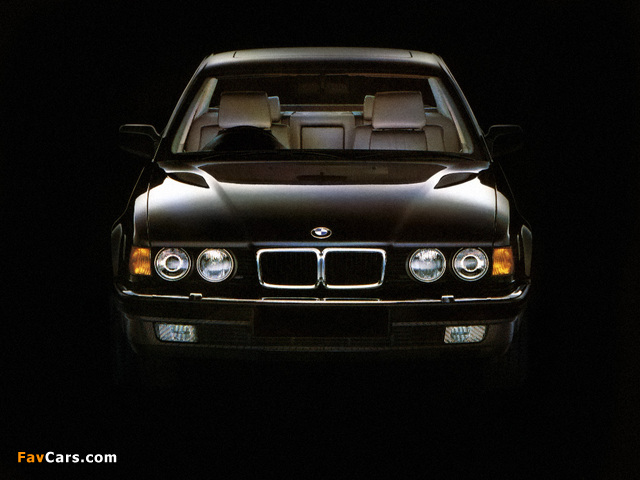 BMW 750iL UK-spec (E32) 1987–94 images (640 x 480)