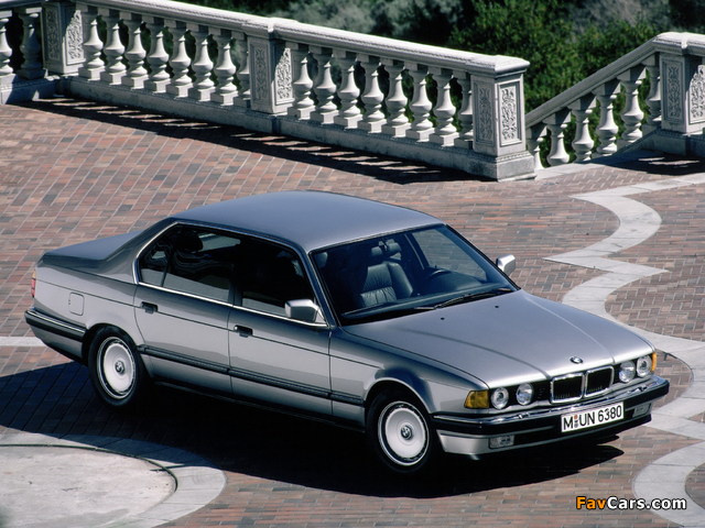 BMW 750iL (E32) 1987–94 pictures (640 x 480)