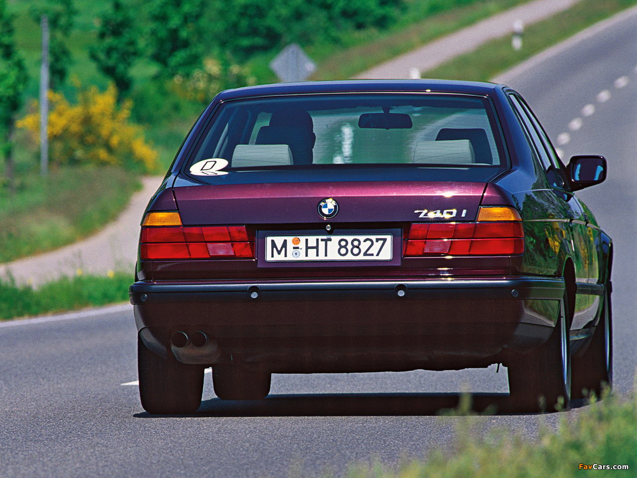 BMW 740i (E32) 1992–94 images (1280 x 960)