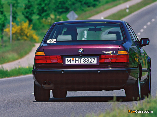 BMW 740i (E32) 1992–94 images (640 x 480)
