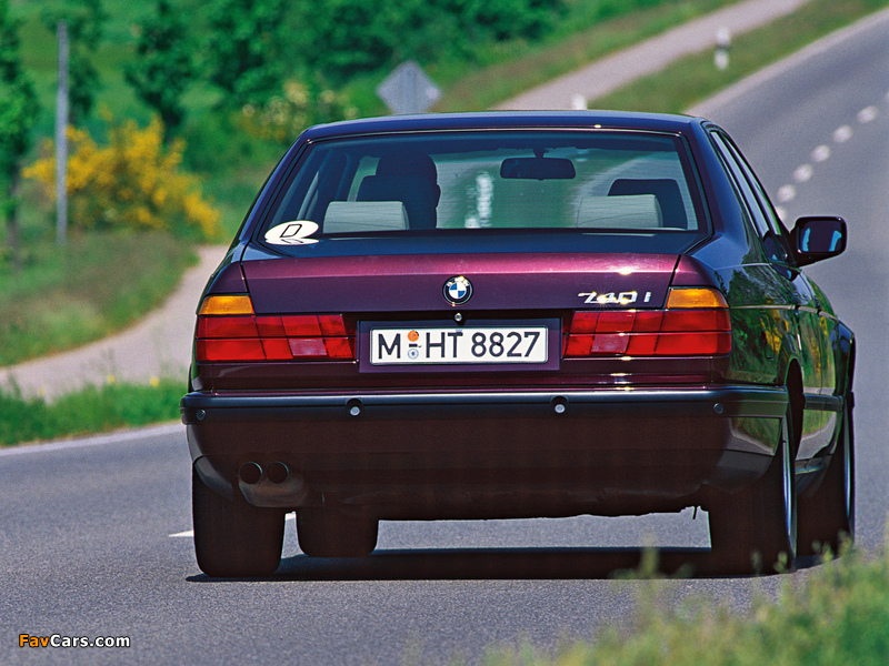 BMW 740i (E32) 1992–94 images (800 x 600)