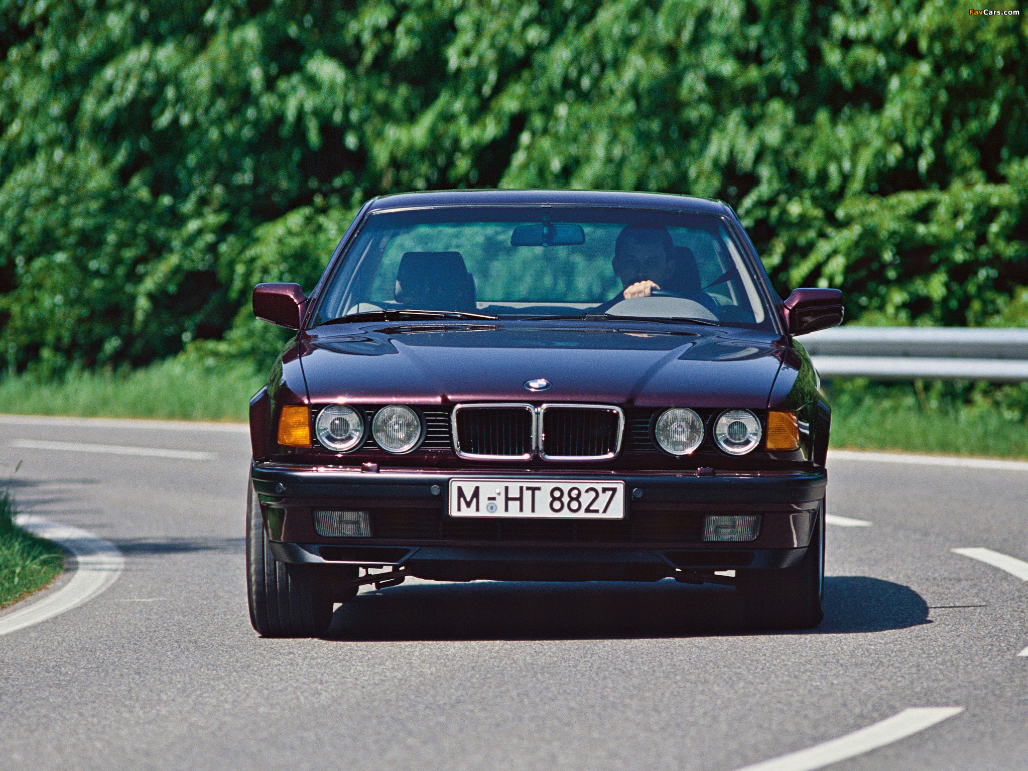 BMW 740i (E32) 1992–94 wallpapers (2048 x 1536)