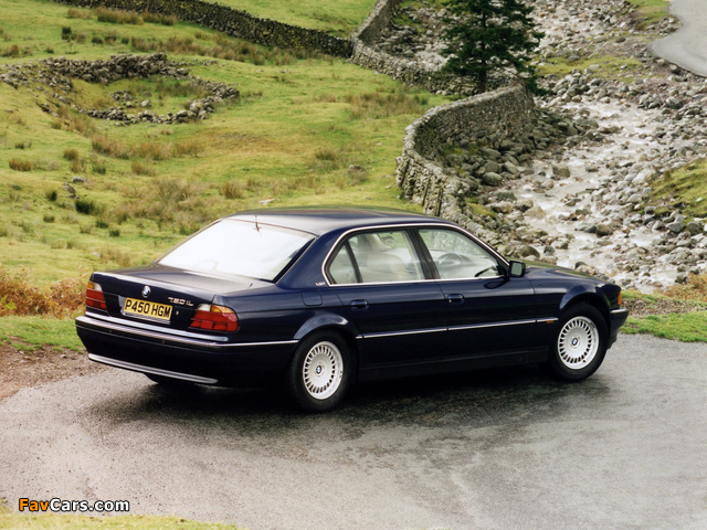 BMW 750iL UK-spec (E38) 1994–98 images (640 x 480)