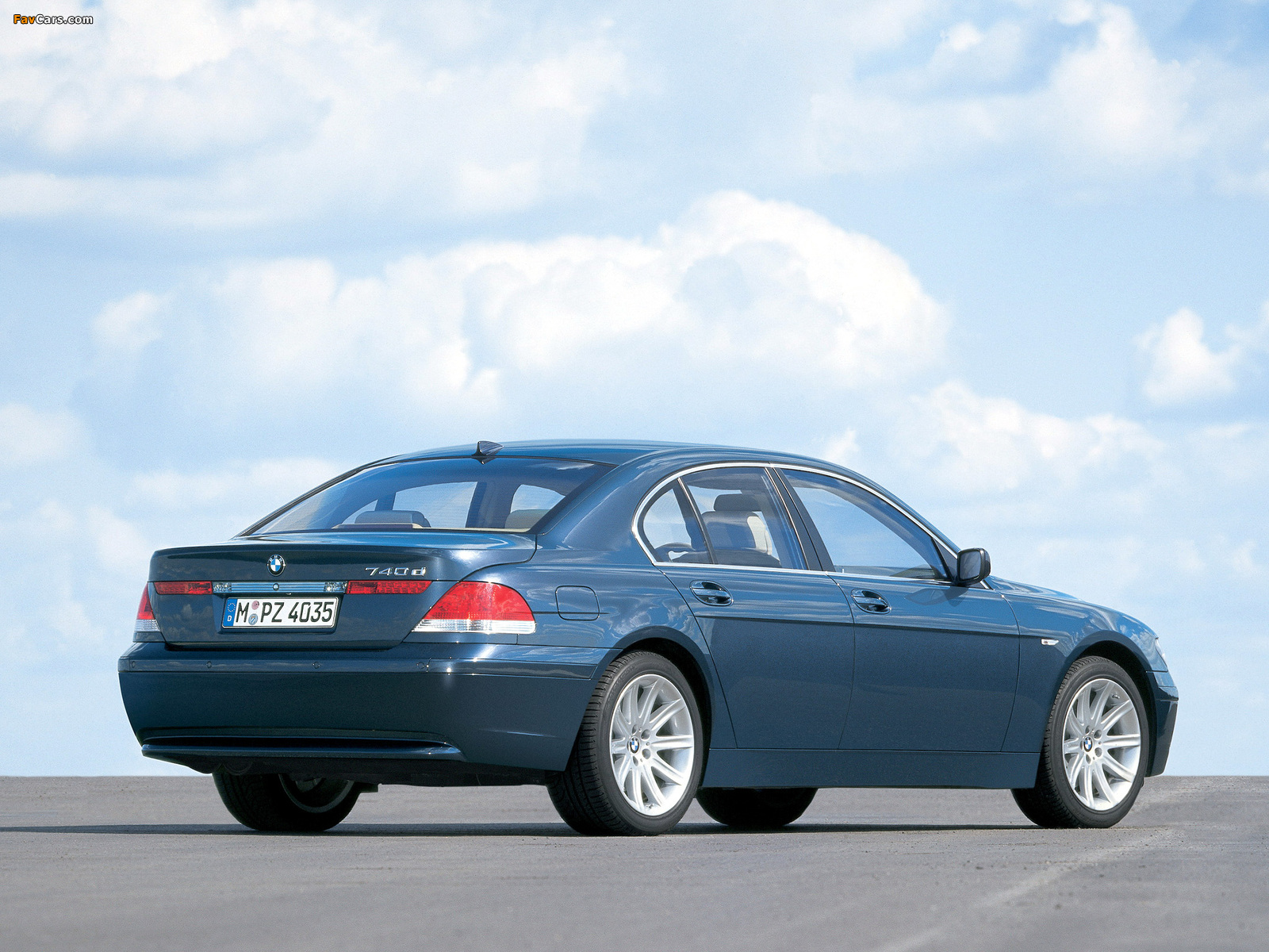 BMW 740d (E65) 2002–05 images (1600 x 1200)