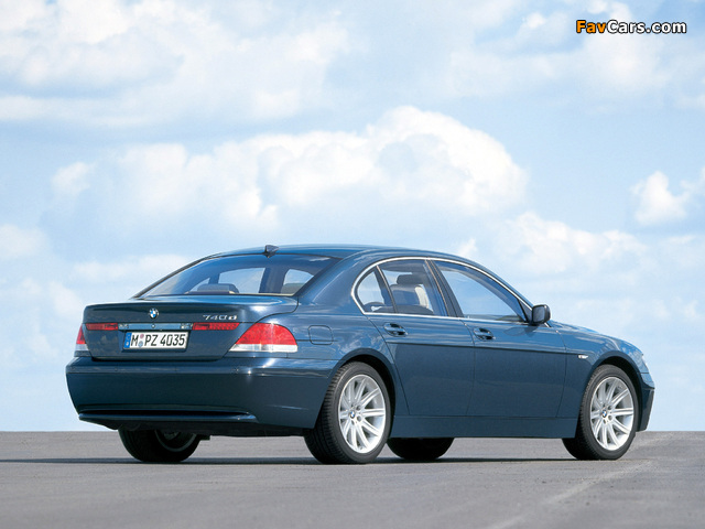 BMW 740d (E65) 2002–05 images (640 x 480)