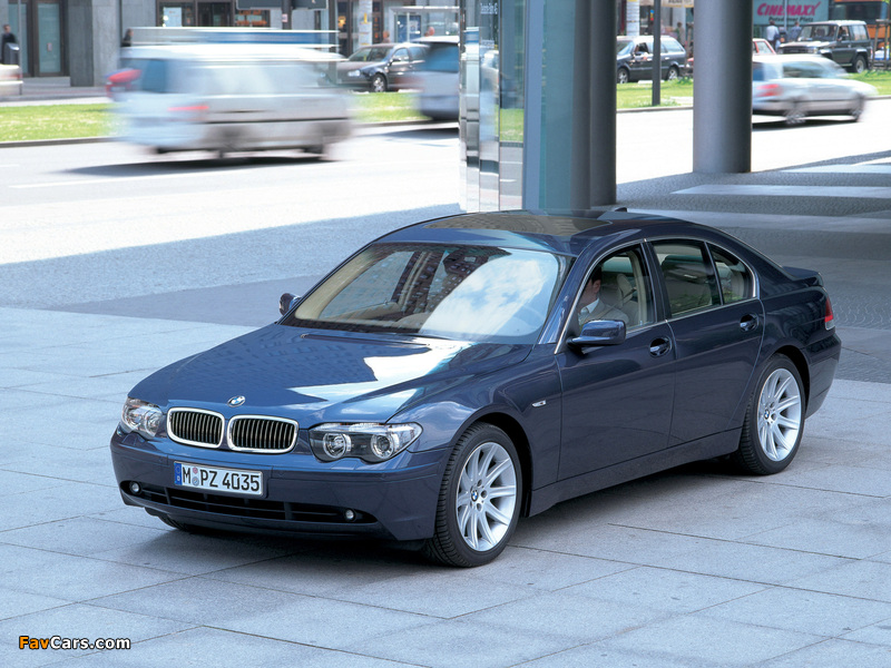 BMW 740d (E65) 2002–05 pictures (800 x 600)