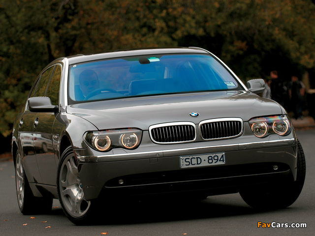 BMW 760Li AU-spec (E66) 2003–05 pictures (640 x 480)