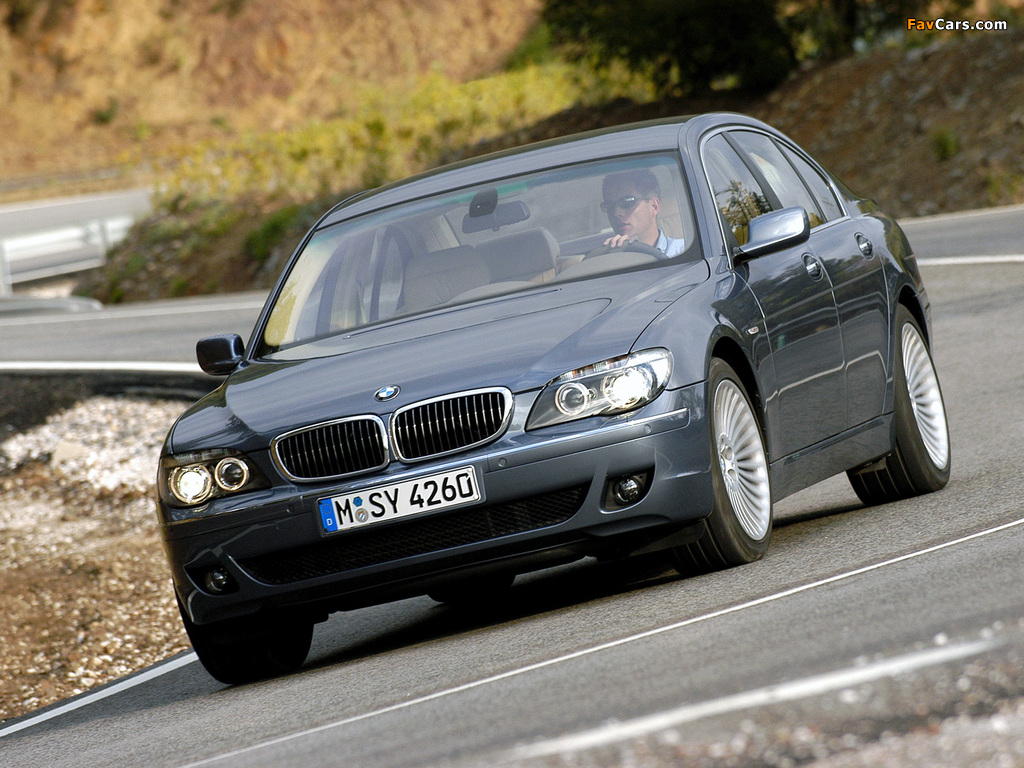 BMW 750i (E65) 2005–08 images (1024 x 768)