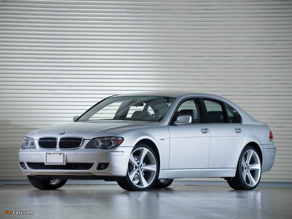 BMW 750i US-spec (E65) 2005–08 images (1024 x 768)