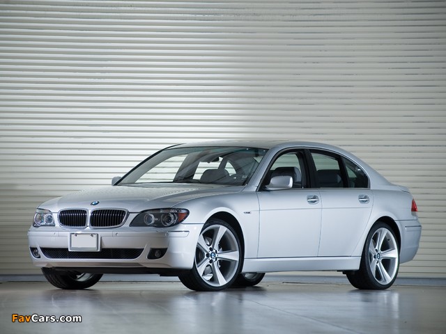 BMW 750i US-spec (E65) 2005–08 images (640 x 480)