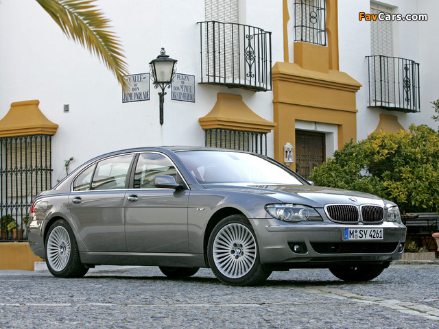 BMW 750Li (E66) 2005–08 images (640 x 480)