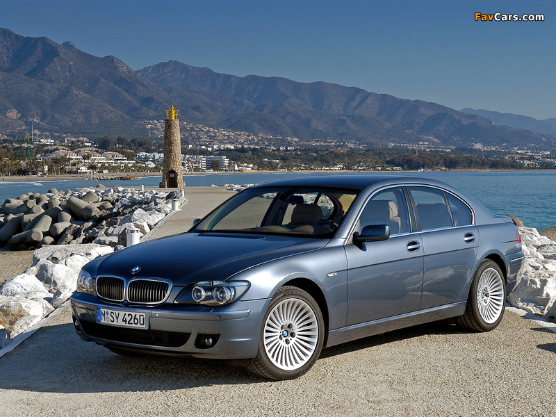 BMW 750i (E65) 2005–08 images (800 x 600)