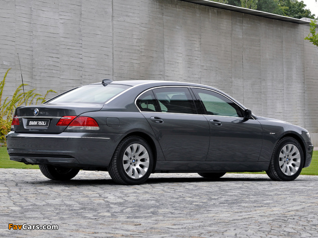 BMW 760Li Security (E66) 2005–08 photos (640 x 480)