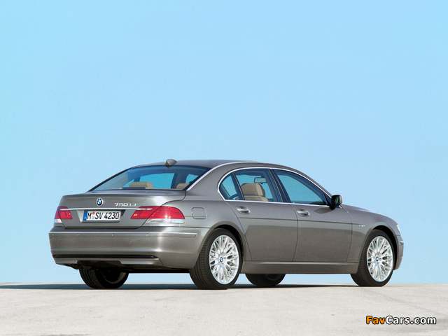 BMW 750Li (E66) 2005–08 photos (640 x 480)