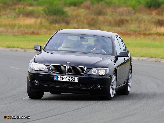 BMW 750i (E65) 2005–08 photos (640 x 480)