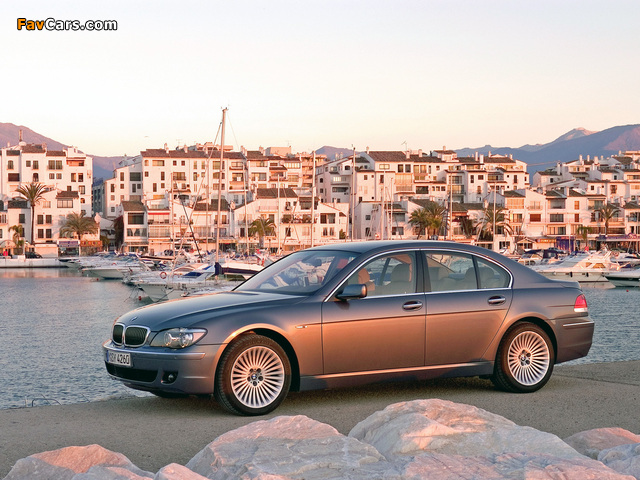 BMW 750i (E65) 2005–08 pictures (640 x 480)