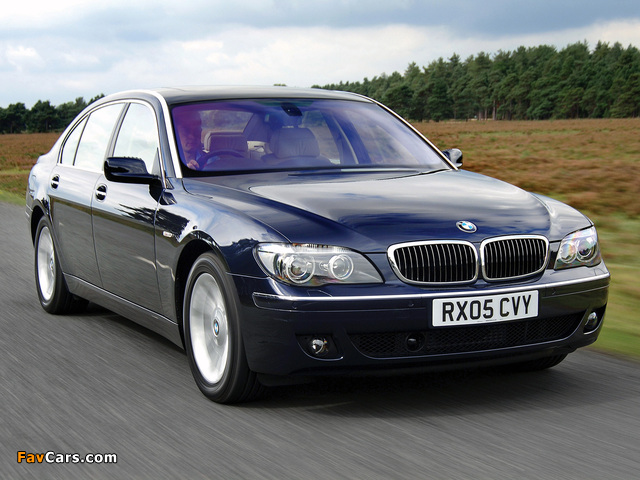 BMW 730Ld UK-spec (E66) 2005–08 wallpapers (640 x 480)