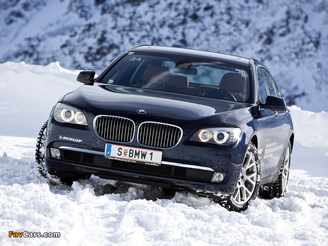 BMW 740d xDrive (F01) 2008–12 pictures (640 x 480)