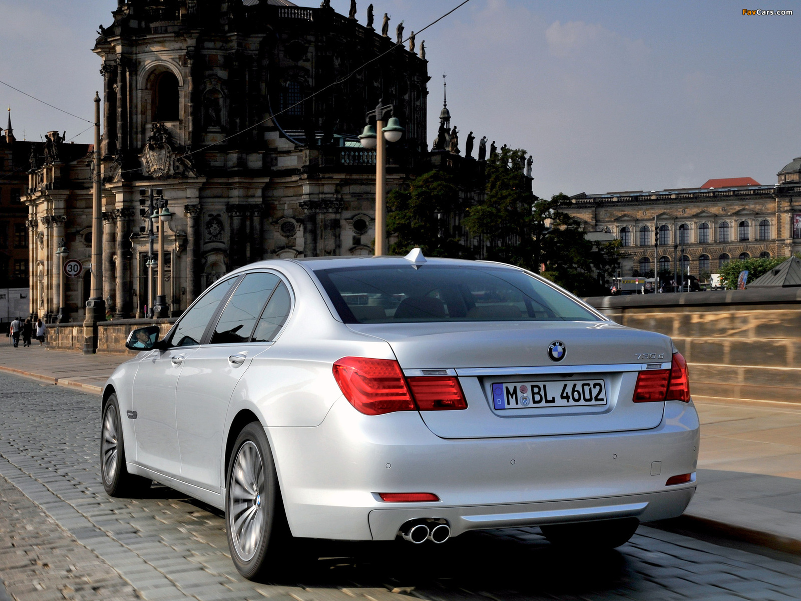 BMW 730d (F01) 2008 wallpapers (1600 x 1200)