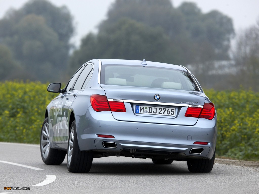 BMW ActiveHybrid 7 (F04) 2009–12 images (1024 x 768)