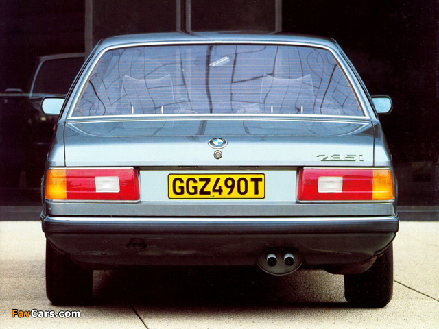 BMW 735i (E23) 1979–86 photos (640 x 480)