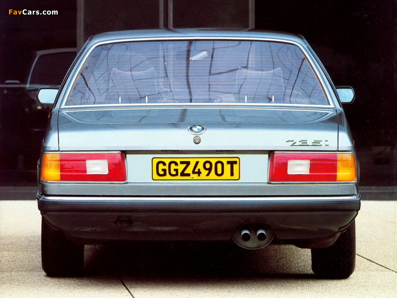 BMW 735i (E23) 1979–86 photos (800 x 600)