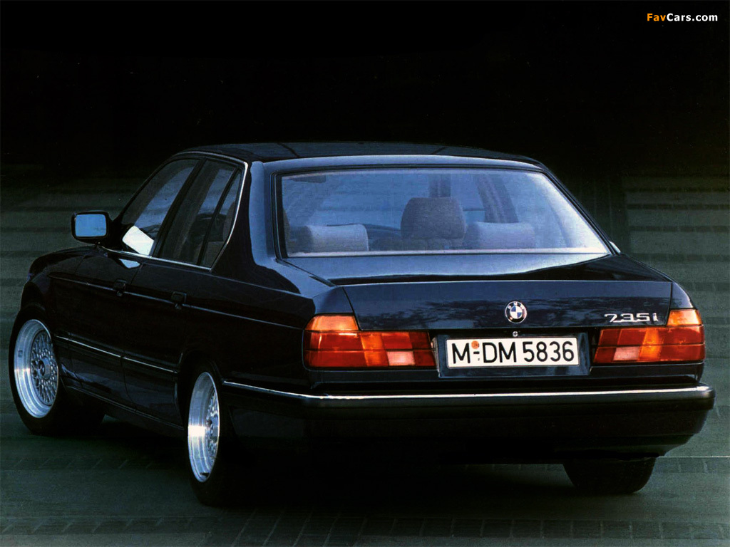 BMW 735i (E32) 1986–92 wallpapers (1024 x 768)
