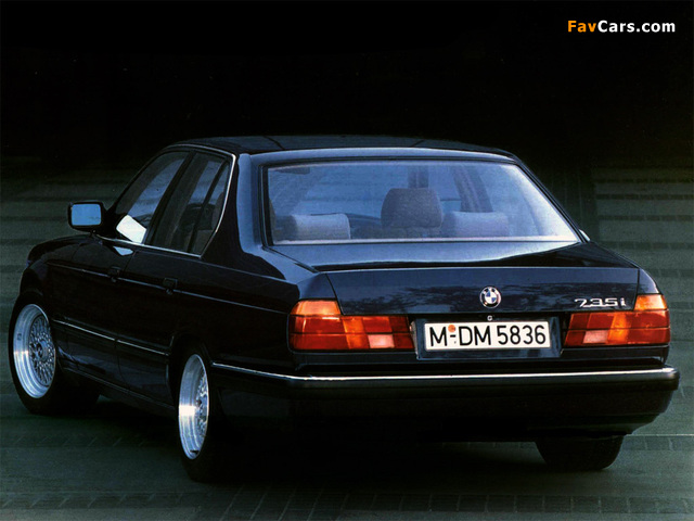 BMW 735i (E32) 1986–92 wallpapers (640 x 480)