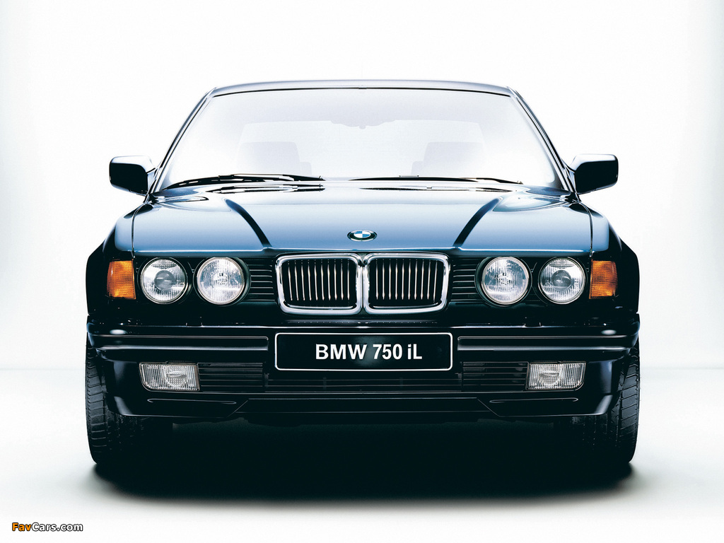 BMW 750iL (E32) 1987–94 wallpapers (1024 x 768)
