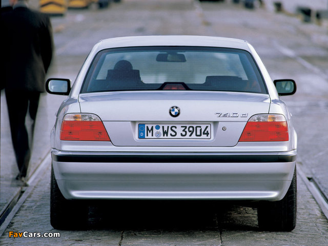 BMW 740d (E38) 1999–2001 photos (640 x 480)