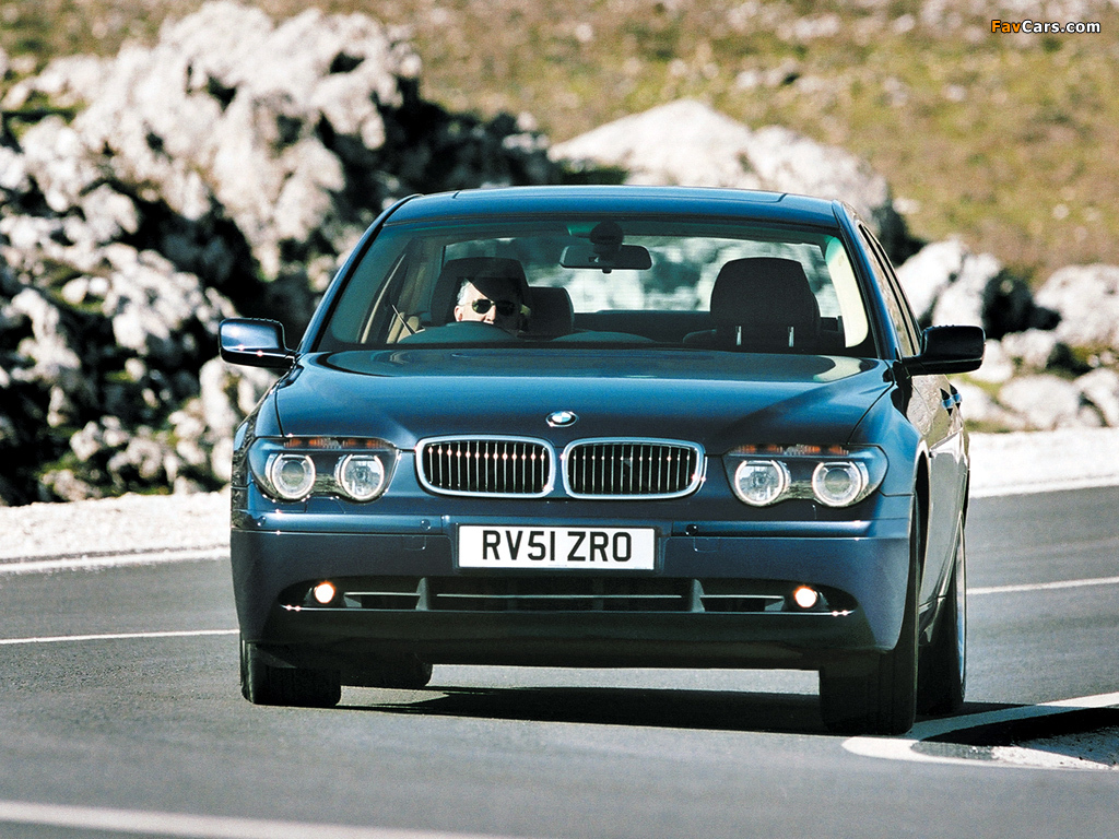 BMW 735i (E65) 2001–05 photos (1024 x 768)