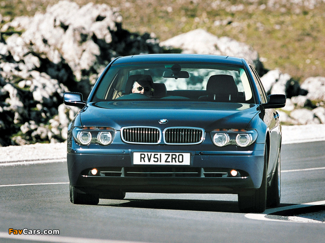 BMW 735i (E65) 2001–05 photos (640 x 480)