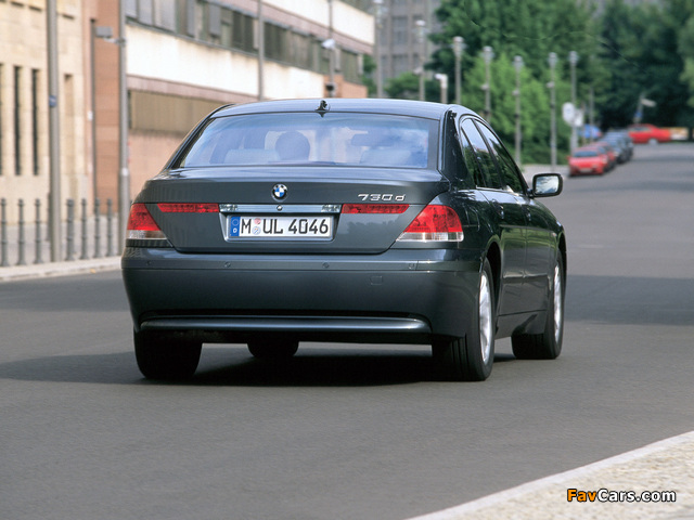 BMW 730d (E65) 2002–05 images (640 x 480)