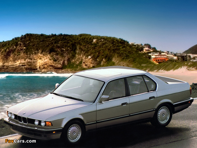 Images of BMW 735i US-spec (E32) 1986–92 (640 x 480)