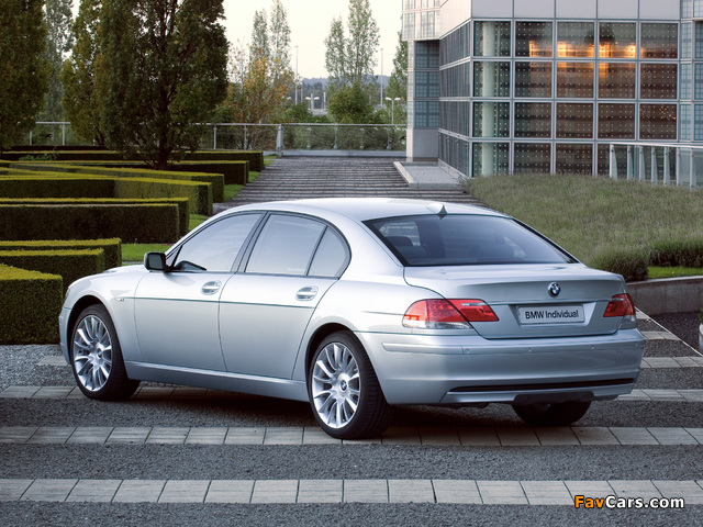 Images of BMW 760Li Individual (E66) 2005–08 (640 x 480)