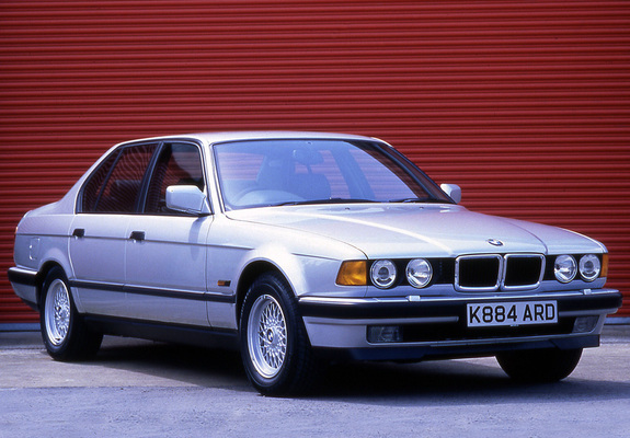 Photos of BMW 750iL UK-spec (E32) 1987–94