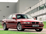 Photos of BMW 740i Sport Pack (E38) 1999–2001