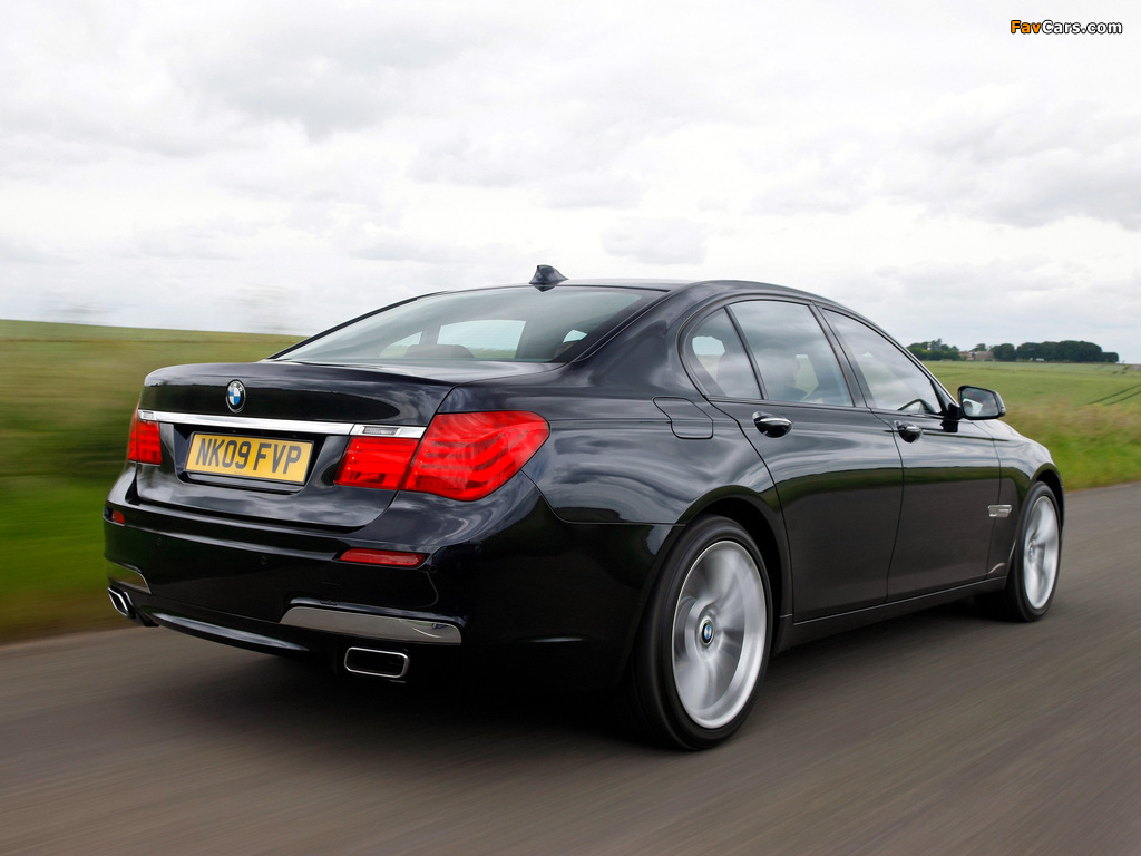 Photos of BMW 740d M Sports Package UK-spec (F01) 2009 (1024 x 768)