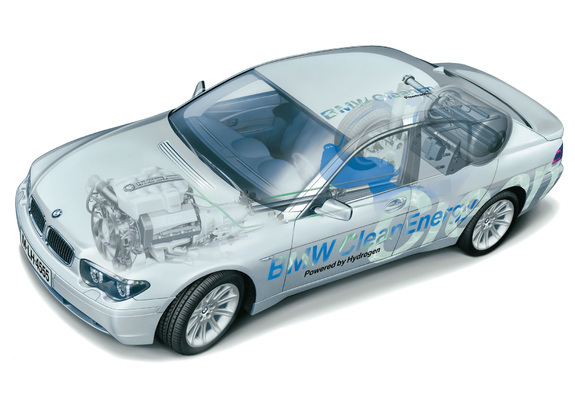 Photos of BMW 745H CleanEnergy Concept (E65) 2002