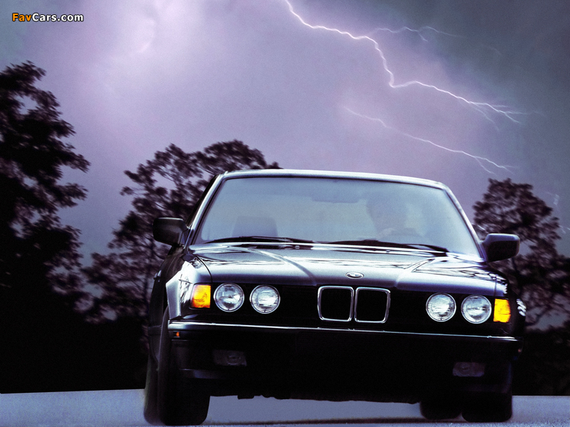 Pictures of BMW 735i US-spec (E32) 1986–92 (800 x 600)