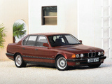 Pictures of BMW 735i UK-spec (E32) 1986–92